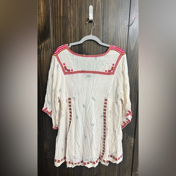 Free People Embroidered Boho Tunic Mini Dress 🖤 - Picture 9 of 10